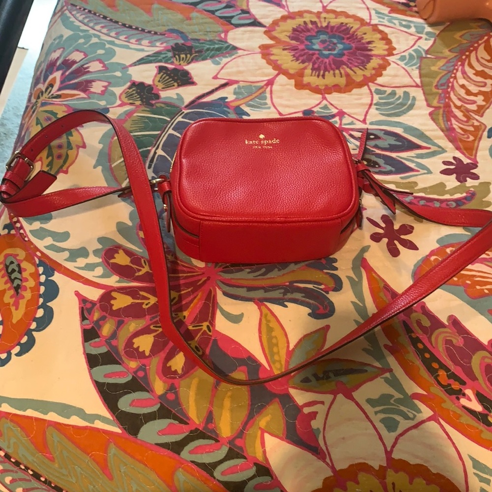 Kate spade red crossbody